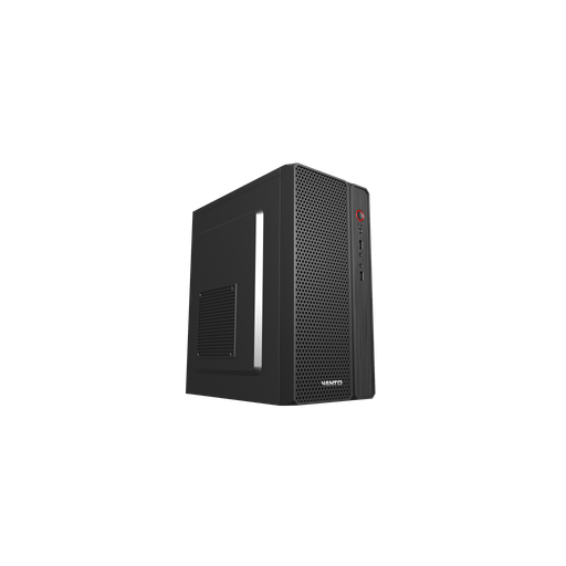 [VS118S-400W] VENTO VS118S Mid Tower, Peak 400W Siyah, ATX Kurumsal KASA