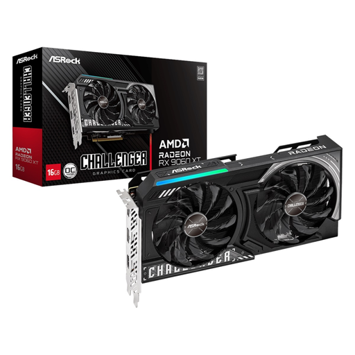 [90-GA5QZZ-00UANF] ASROCK Challenger OC, 90-GA5QZZ-00UANF, RX9060XT 16Gb, GDDR6, 128Bit, 2xDP, 1xHDMI Ekran Kartı