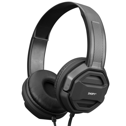 [SN-101-SIYAH] SNOPY SN-101, BONNY, Siyah, Kablolu, 3,5mm Jac, Ayarlanabilir Kafa Bandı, Microfonlu Kulaklık