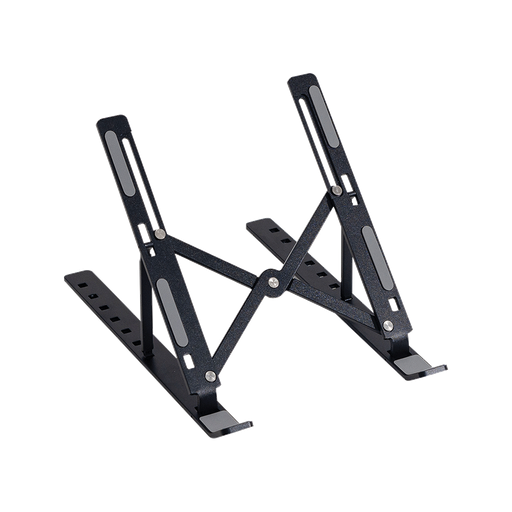[FNC-5155ST] FRISBY FNC-5155ST, 10"-15.6" Taşınabilir,  Katlanır, Notebook Standı, 7 Kademeli Ayarlanabilir Yükseklik, Alüminyum (Siyah)