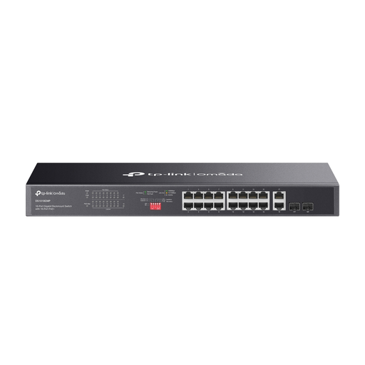 [DS1018GMP] OMADA DS1018GMP, 18 Port Gigabit,  16 Port Gigabit PoE+, 250W, 4 Port Combo Gigabit SFP, Yönetilemez, Rackmount Metal Kasa Switch