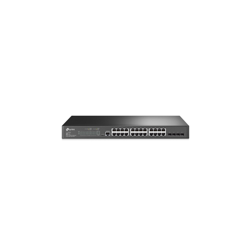 [SG3428] OMADA SG3428, 24 Port GigaBit, 4Port GigaBit SFP, Yönetilebilir, Rackmount Metal Kasa Switch