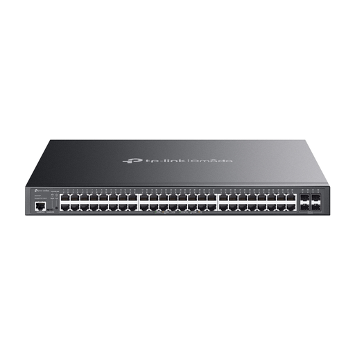 [SG3452P] OMADA SG3452P, 52 Port Gigabit,  48 Port Gigabit PoE+, 384W, 4 Port SFP L2+ Yönetilebilir, Rackmount Metal Kasa Switch