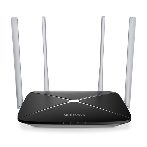 [MERCUSYS-AC12] MERCUSYS AC12, AC1200, 4Port, 1200Mbps, DualBand, Masaüstü, Megabit, Router