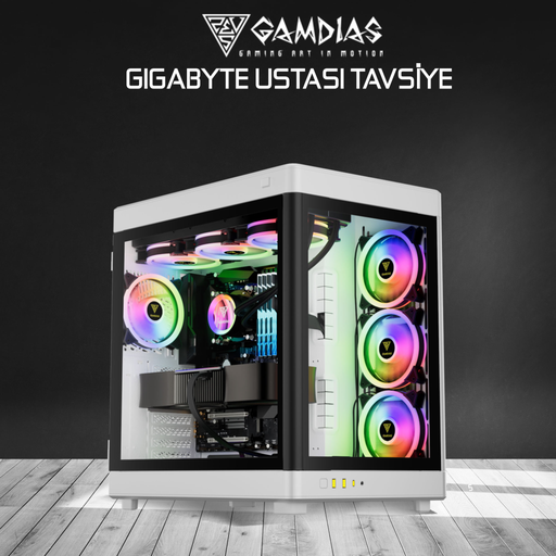 [GIGABYTE-USTASI-TAVSIYE] GIGABYTE USTASI TAVSİYE, RYZEN 9 7900X, 32Gb DDR5 Ram, 1Tb NVMe SSD, 8Gb GDDR6 RTX4060 Ekran Kartı, 850W Kasa, Free Dos GAMING TAVSİYESİ