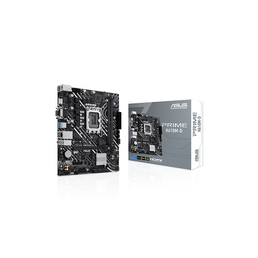 [PRIME-H610M-D] ASUS PRIME H610M-D, 2xDDR5, M.2, D-SUB, HDMI, RS232 Port, 12-13.14.Nesil, LGA1700 Soket, Anakart