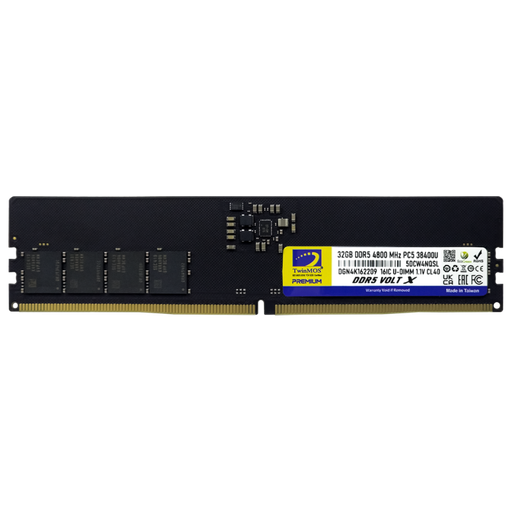 [TMD532GB4800U40] TwinMOS TMD532GB4800U40, 32GB, DDR5, 4800MHz,  CL40, 1.1V Desktop Ram