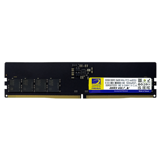 [TMD532GB5600U46WO] TwinMOS TMD532GB5600U46WO, VoltX, 32GB, DDR5,  5600MHz, CL46, 1.1V Desktop Ram