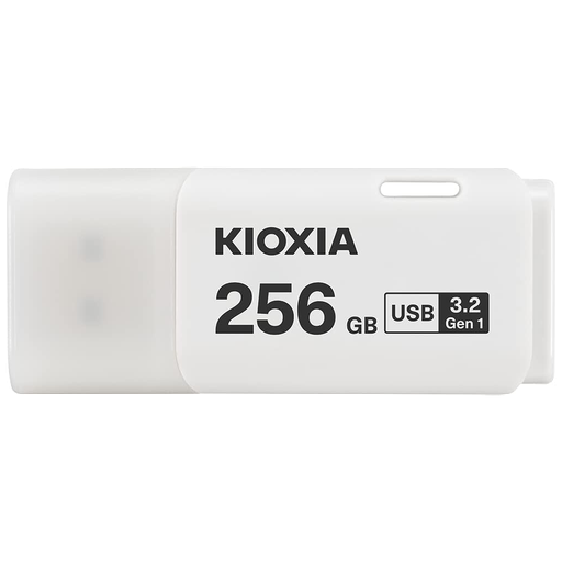 [LU301-256B] KIOXIA U301W 256GB USB 3.2 Gen1 TransMemory Flash Disk (Beyaz)