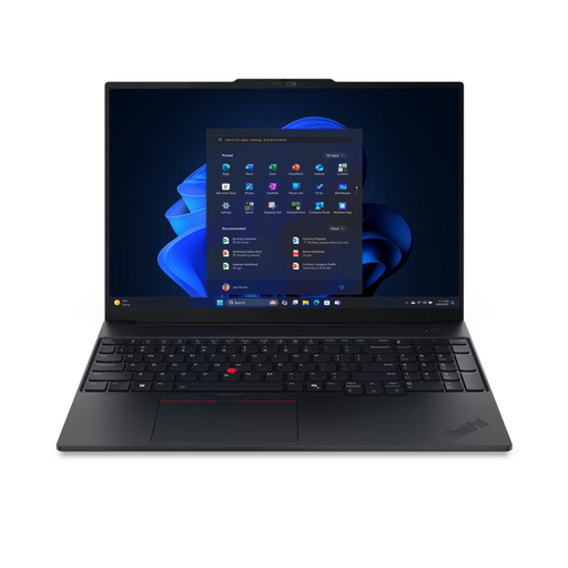 [21SR0076TX] LENOVO 21SR0076TX, ThinkPad E16 Gen3, Ultra 7 265U, 16" WUXGA, 16Gb Ram, 512Gb SSD, Paylaşımlı Ekran Kartı, Free DOS, Kurumsal Notebook