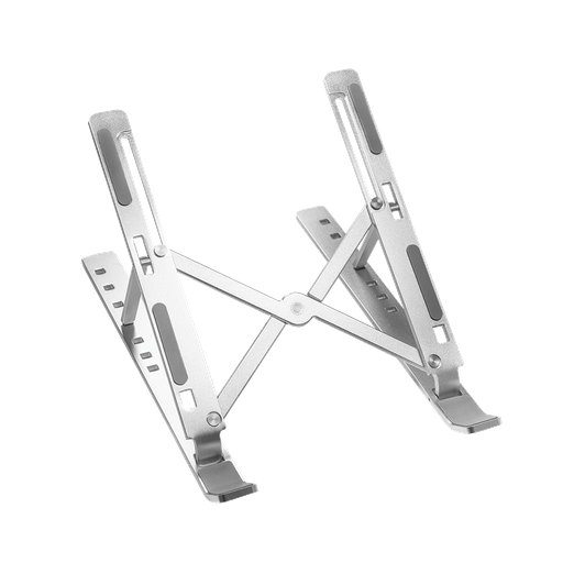 [FNC-5150ST] FRISBY FNC-5150ST, 10"-15.6" Taşınabilir,  Katlanır, Notebook Standı, 7 Kademeli Ayarlanabilir Yükseklik, Alüminyum (Gümüş)