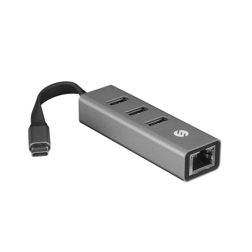 [SW-U3325] S-LINK SW-U3325, GigaBit, Type-C to RJ45, 3xUSB 3.0, Metal, Ethernet Kartı