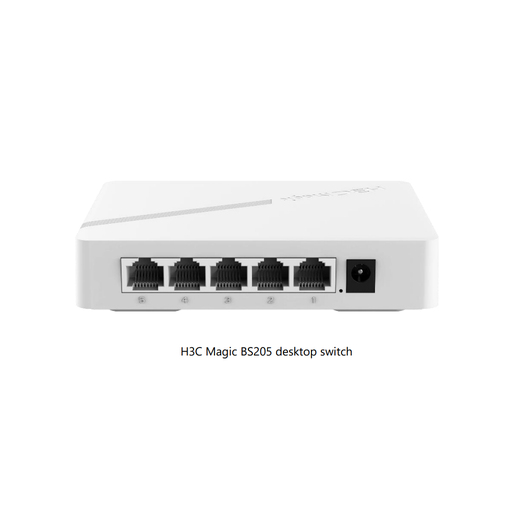 [BS205] H3C Magic BS205, 5 Port, GigaBit, Yönetilemez, Masaüstü Switch
