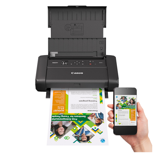 [BX110] CANON MAXIFY BX110, Renkli, Bataryalı, Wifi, Taşınabilir Yazıcı