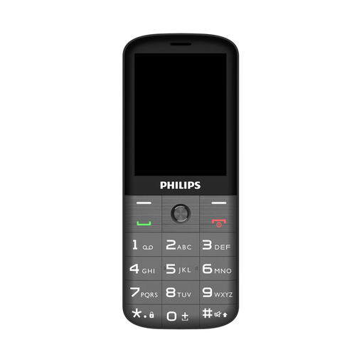 [XENIUM-E227] PHILIPS Xenium E227, 32Mb, Siyah, 32Mb Ram, 2,8inc Ekran, Arka Kamera, Çift Sim Desteği, FM Radyo, 1700mAh Pil, El Feneri, Türkiye KVK Garantili