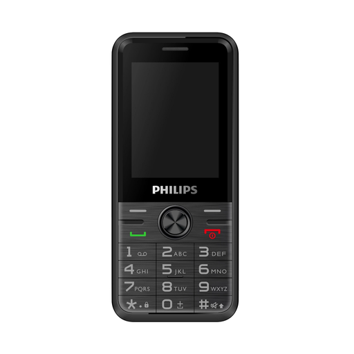 [XENIUM-E6500] PHILIPS Xenium E6500, 128Mb, Siyah, 48Mb Ram, 2,4inc Ekran, Arka Kamera, 4G Çift Sim Desteği, FM Radyo, 1700mAh Pil, El Feneri, Türkiye KVK Garantili