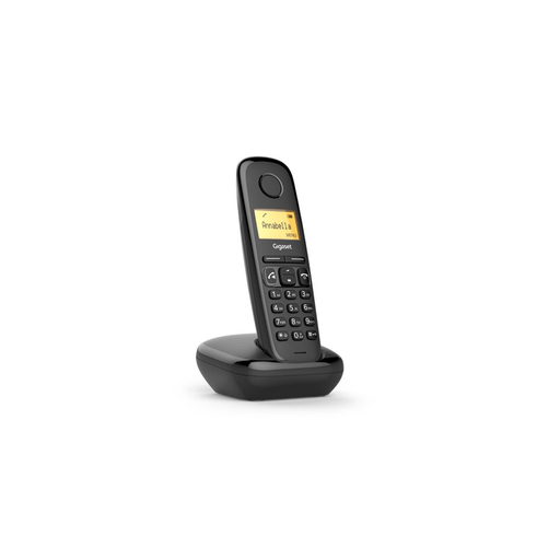 [GIGASET-A270-SIYAH] GIGASET A270, Dect Telefon, Siyah, 18 Saat Konuşma, 200 Saat Bekleme, 80 Kişilik Rehber