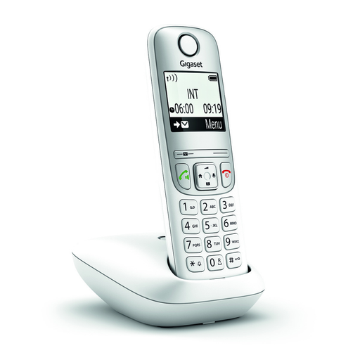 [GIGASET-A690-BEYAZ] GIGASET A690, Dect Telefon, Beyaz, 14 Saat Konuşma, 180 Saat Bekleme, 100 Kişilik Rehber