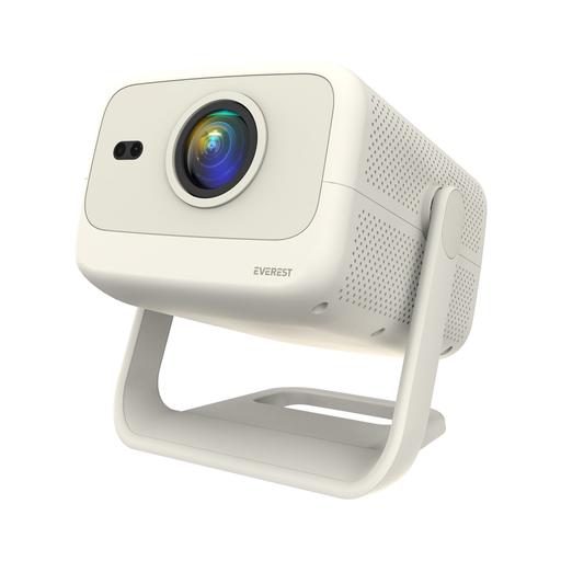 [PJ05] EVEREST PJ05, 400 LED Lümen, 1920X1080P, 1xHDMI, 1xUSB, RJ45, WiFi 6, Bluetooth, 30.000 Saat Led Ömrü, 1.5W Speaker, Android 9, 4K Destekli Projeksiyon Cihazı