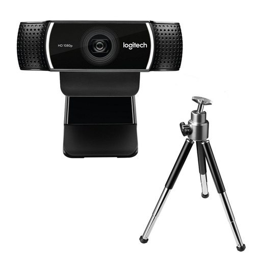 [960-001088] LOGITECH 960-001088, C922, PRO Strem 1080p/30 fps, Otomatik Işık Düzeltimi, Dahili Çift Mikrofonlu, Full HD, Webcam