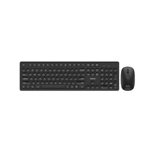 [SPT6318B] PHILIPS SPT6318B, Siyah, Türkçe Q, 2.4Ghz Kablosuz, Multimedya Klavye Mouse Set