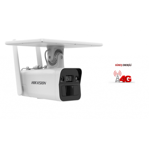 [DS-2XS2T41G1-ID-4G] HIKVISION DS-2XS2T41G1-ID/4G, 4Mpix,  4mm,   30Mt Gece Görüşü, Dahili Mikrofon, 4G, Solar  IP Kamera