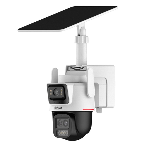 [IPC-PTS2649C-3E3Z-4GB20] DAHUA  IPC-PTS2649C-3E3Z-4GB20, 2X 3Mpix, 2,8 Lens+3,6 Lens, WizColor, 50Mt Gece Görüşü, IP66,  Hybrid-zoom PT 4G Solar Ip Kamera