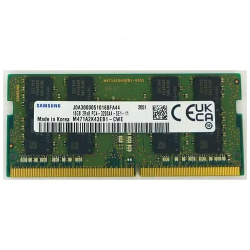 [M471A2G43DB1-CWE] Samsung SAMSO3200/16, 16GB, DDR4, 3200MHz,  1.2V Notebook Ram (M471A2G43DB1-CWE)