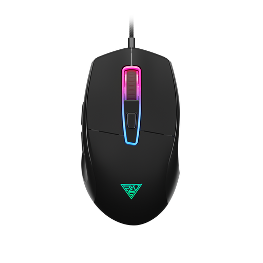 [GAMDIAS-ZEUS-M5] GAMDIAS ZEUS M5, RGB Aydınlatma, USB Kablolu,  7 Tuşlu, Gaming Mouse, 12.800 DPI, Siyah