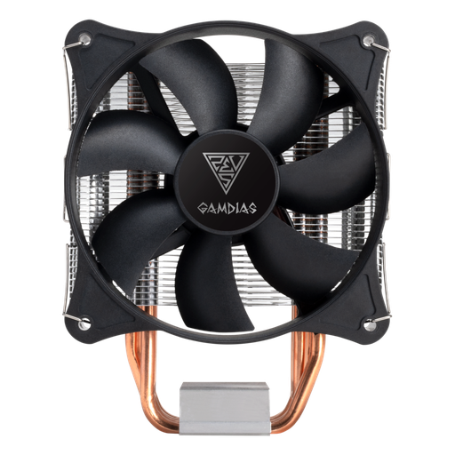[BOREAS-E1-410-MONO] GAMDIAS BOREAS E1-410 MONO, 120mm, CPU  Kule Tipi Hava Soğutma, Doğrudan Temas Teknolojisine Sahip 4 adet Gelişmiş Bakır Isı Borusu (AMD AM4 ve INTEL Tüm işlemciler ile uyumlu)