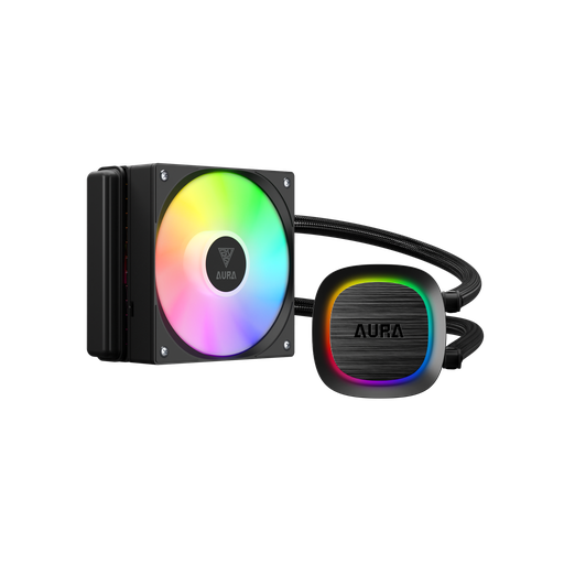 [GAMDIAS-AURA-GL120-V2] GAMDIAS AURA GL120 V2, 120mm, RGB, 1 Fanlı, CPU Sıvı Soğutma