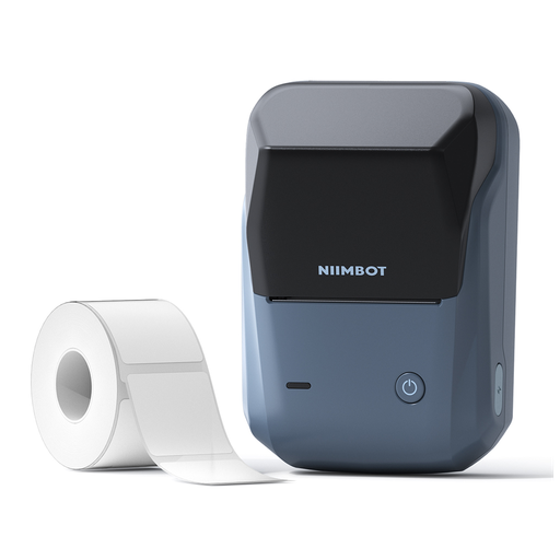 [B1-SB] NIIMBOT B1, Taşınabilir, Mürekkepsiz, Termal Etiket Yazıcı (Bluetooth, USB) Uzay Mavisi