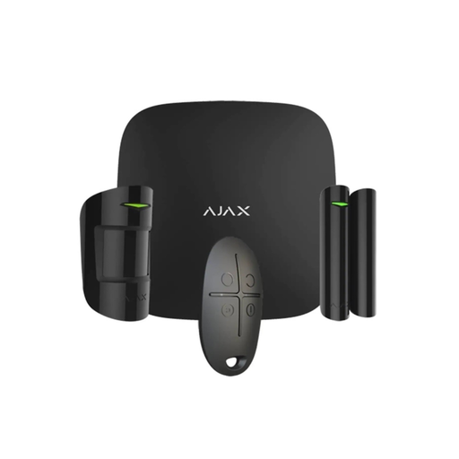 [HKS-100093-2] AJAX  StarterKit 4G, Kablosuz, Alarm Kiti, SİYAH
