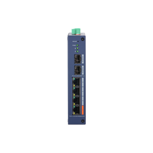 [CHS4206-4GT-60] DAHUA CHS4206-4GT-60, 4 Port, Gigabit, PoE 60W, 2 Port SFP, Cloud Yönetilebilir, Switch