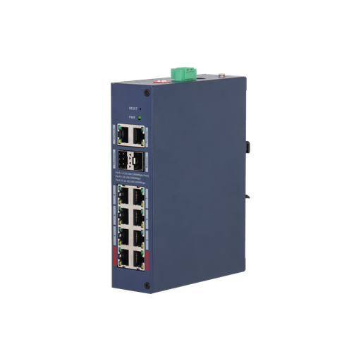 [CHS4212-8GT-110] DAHUA CHS4212-8GT-110, 8 Port, Gigabit, PoE 110W, 2 Port Uplink, 2 Port SFP, Cloud Yönetilebilir, Switch