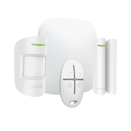 [100094-2] AJAX  StarterKit 4G, Kablosuz, Alarm Kiti, BEYAZ