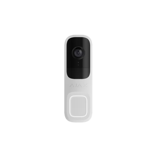 [66390-125] AJAX, DOORBELL, Kablosuz, Kameralı, Kapı Zili  Beyaz