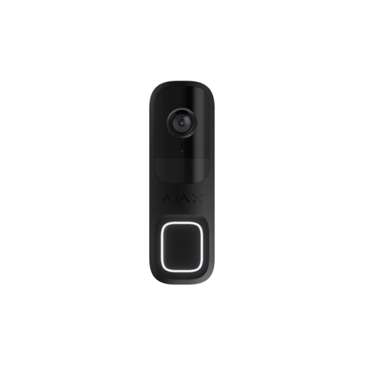 [66391-125] AJAX, DOORBELL, Kablosuz, Kameralı, Kapı Zili  Siyah