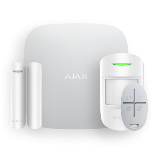 [91759-5] AJAX  StarterKit Plus, Kablosuz, Alarm Kiti, BEYAZ