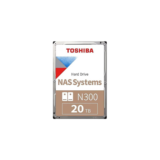 [HDWG62AUZSVA] TOSHIBA N300, HDWG62AUZSVA, 3.5", 20TB, 512Mb 7200 Rpm, SATA3, 7/24 NAS, SERVER, HDD