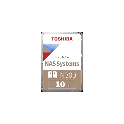[MN10ADA10TS] TOSHIBA N300, MN10ADA10TS, 3.5", 10TB, 512Mb 7200 Rpm, SATA3, 7/24 NAS, SERVER, HDD (Türkiye Distribütörü Garantili)