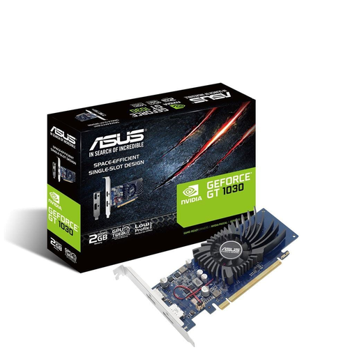 [ASUS-GT1030-2G-BRK] ASUS GT1030-2G-BRK, 2Gb, GDDR5, 64Bit, 1xHDMI, 1xDP, GAMING Ekran Kartı