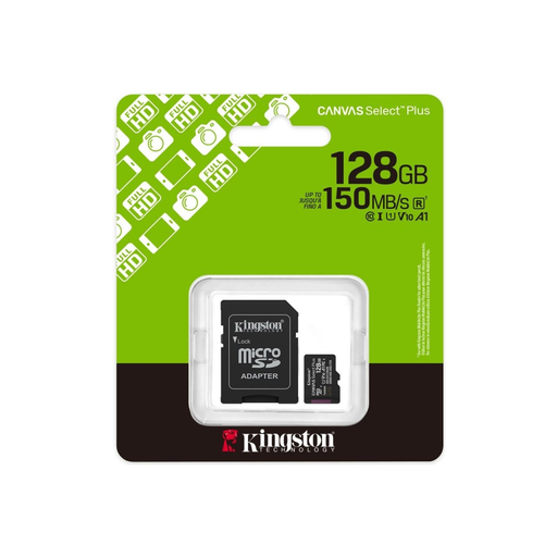 [SDCS3-128GB] KINGSTON SDCS3/128GB, Canvas Select Plus Gen3 A1, 100Mb/s, MicroSD Kart Bellek (SD Adaptörlü)