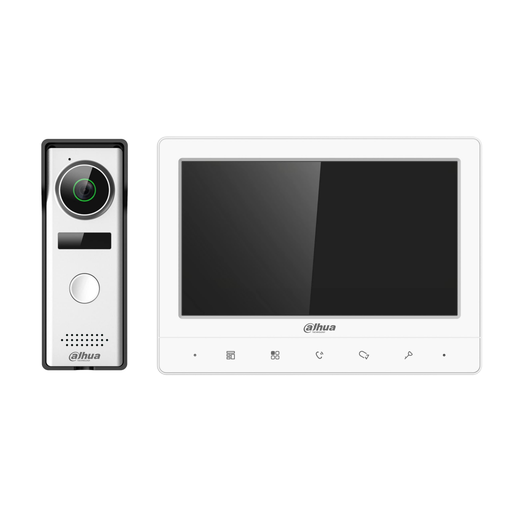 [KTA02] DAHUA KTA02, Analog, Villa Tipi, Görüntülü  İnterkom Kit, 7 inç TFT Ekran, 1,3Mp Kamera, Analog Villa Kit