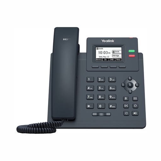 [SIP-T30P] YEALINK SIP-T30P, Masaüstü, Kablolu IP TELEFON, Siyah, 2.3" Siyah Beyaz Ekran, 2xMegabit Ethernet Portu, PoE Destekli