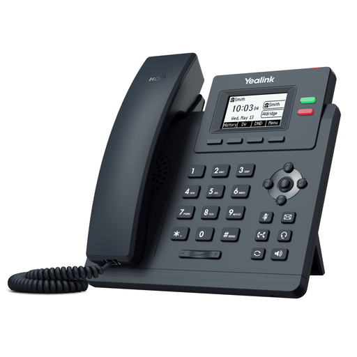 [SIP-T31P] YEALINK SIP-T31P, Masaüstü, Kablolu IP TELEFON, Siyah, 2.3" Siyah Beyaz Ekran, 2xMegabit Ethernet Portu, PoE Destekli