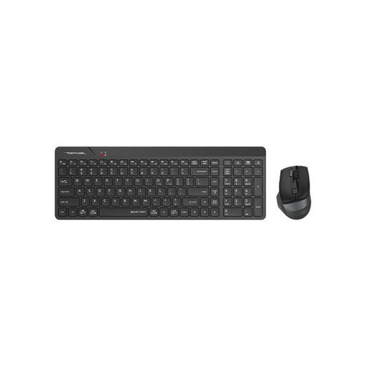 [FG2400-AIR2] A4 TECH FG2400 AIR2 Siyah, FSTYLER, 2.4Ghz Mini Kablosuz, Türkçe Q, SESSİZ Klavye Mouse Set
