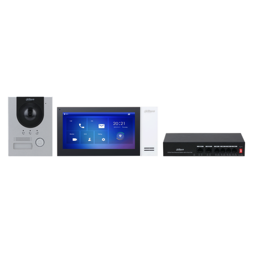 [KTP01-S] DAHUA KTP01(S), IP, Villa Kit, Yüzey Tipi, Görüntülü İnterkom Kit