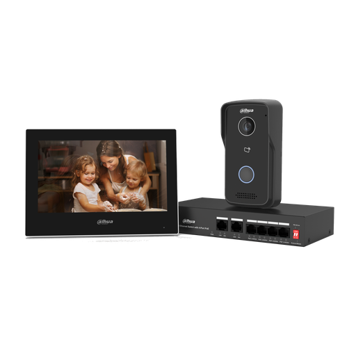 [KTP03] DAHUA KTP03, IP, Villa Kit, Yüzey Tipi, Görüntülü  İnterkom Kit