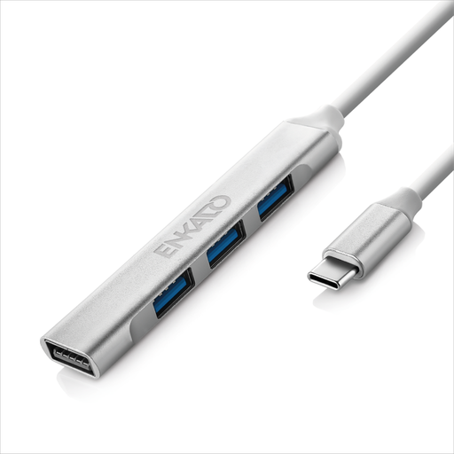 [EKD-TP50] ENKADO EKD-TP50, Type-C to 3xUSB 2.0, 1xUSB 3.0, Metal, USB HUB